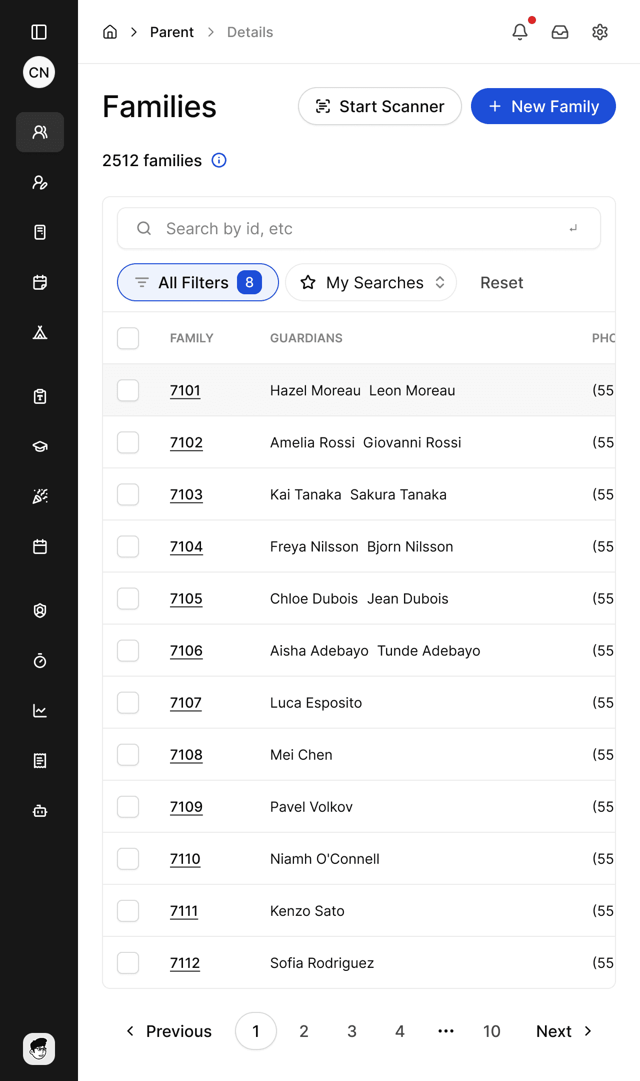 The same screen on mobile — built for staff working on the floor.